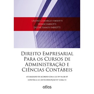 Livro - Direito Empresarial para os Cursos de Administracao e Ciencias Contabeis - - Fabretti
