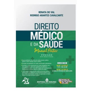 Livro - Direito médico e da saúde - Cavalcante - Mizuno -