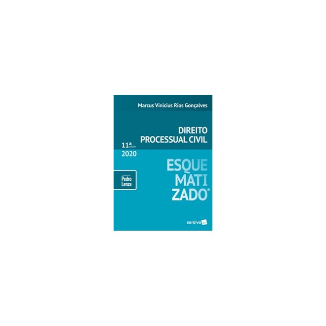 Livro - Direito Processual Civil esquematizado - 11ª edição de 2020 - Gonçalves 11º edição