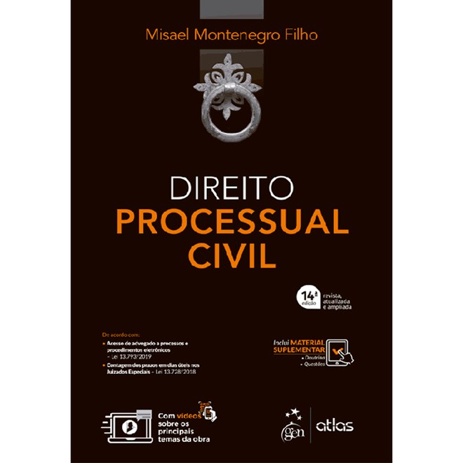 Livro - Direito Processual Civil - Montenegro Filho