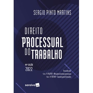 Livro - Direito Processual do Trabalho - Martins