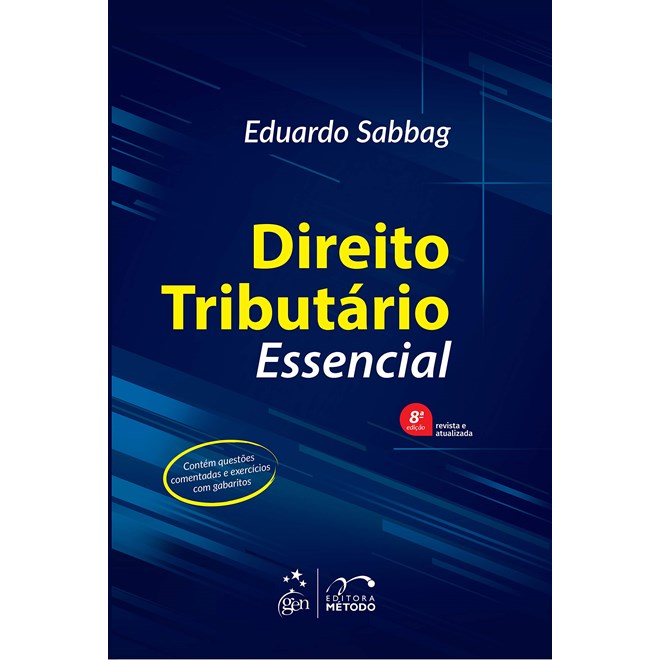 Livro - Direito Tributario Essencial - 08ed/21 - Sabbag