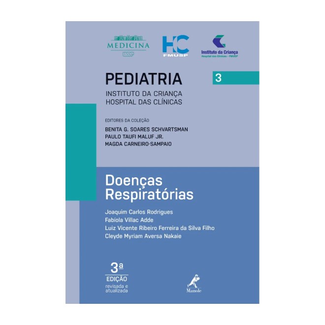 Livro - Doencas Respiratorias Instituto da Crianca *** - Rodrigues/adde/silva
