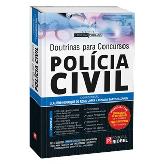 Livro Doutrinas Para Concursos Polícia Civil - Lopes - Rideel