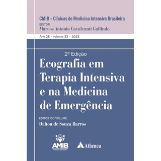 Livro Ecografia em Terapia Intensiva e Medicina de Emergência - AMIB - Atheneu