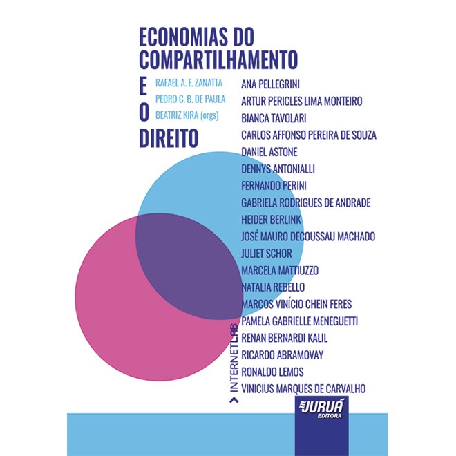 Livro - Economias do Compartilhamento e o Direito - Zanatta/paula/kira (