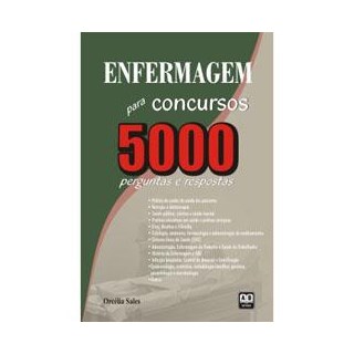 Livro - Enfermagem para Concursos - 5000 Perguntas e Respostas - Sales