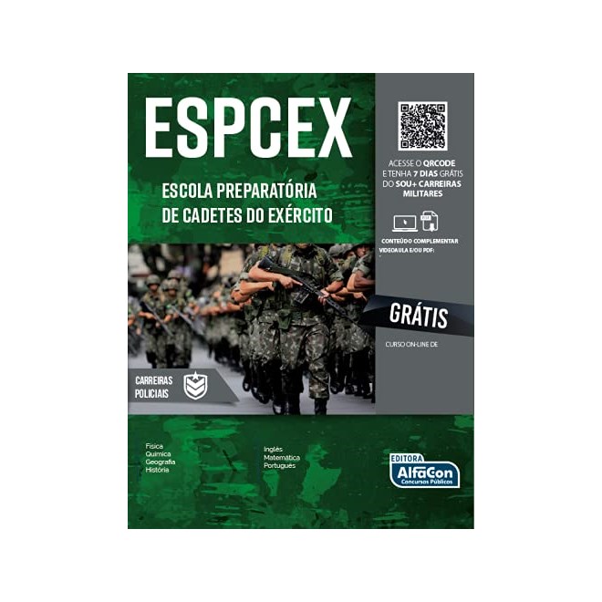 Livro Escola Preparatória para Cadetes do Exército - ESPCEX - Alfacon