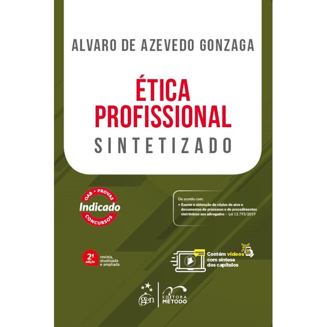 Livro - Etica Profissional - Sintetizado - Gonzaga