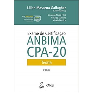 Livro Exame de Certificação ANBIMA CPA-20 - Gallagher - Atlas