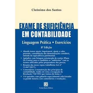 Livro - Exame de Suficiência em Contabilidade - Santos