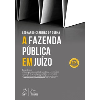 Livro - Fazenda Publica em Juizo, A - Cunha