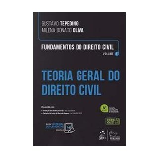 Livro - Fundamentos de Direito Civil: Teoria Geral do Direito Civil Vol. 1 - Tepedino/oliva