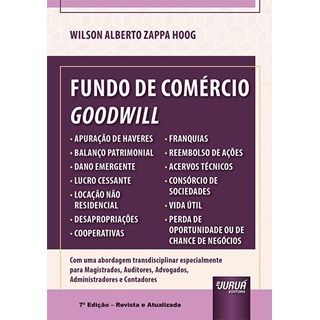 Livro - Fundo de Comercio Goodwill - Hoog