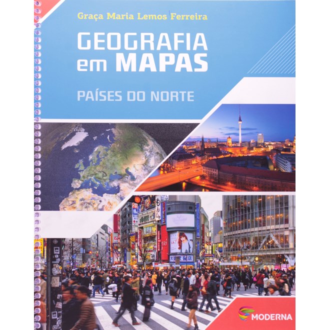 Livro - Geografia em Mapas: Paises do Norte - Ferreira
