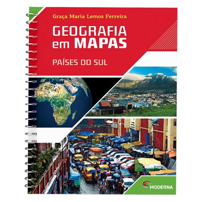 Livro - Geografia em Mapas: Paises do Sul - Ferreira