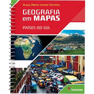 Livro - Geografia em Mapas: Paises do Sul - Ferreira