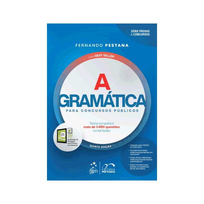 Livro - Gramatica para Concursos Publicos, A - Pestana