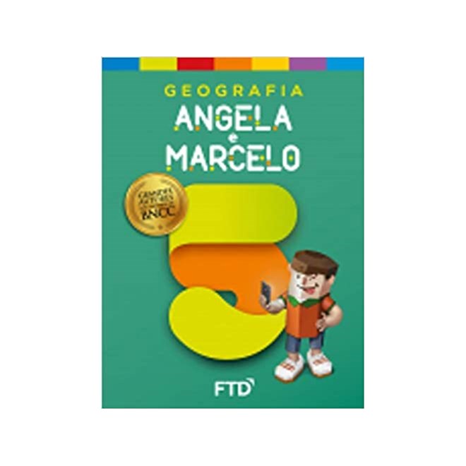 Livro - Grandes Autores - Geografia - Angela e Marcelo - 5  ano - Rama