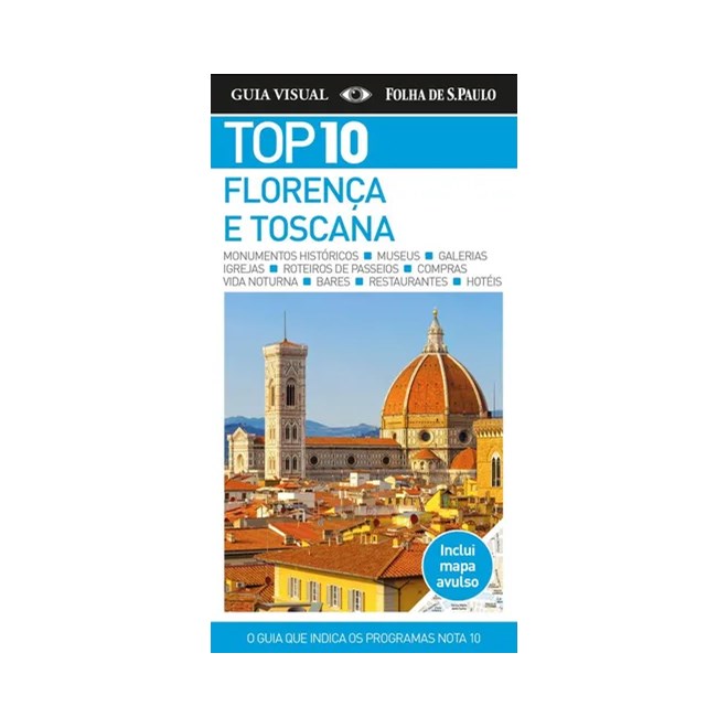 Livro - Guia De Viagem - Top 10 - Florença E Toscana - Kindersley