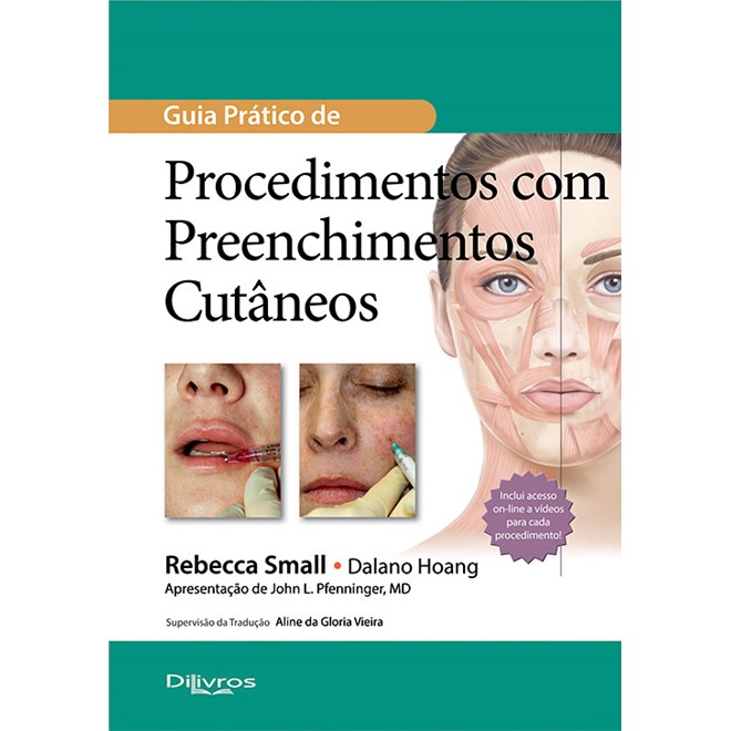Livro - Guia Pratico de Procedimentos com Preenchimento Cutaneo - Small/ Hoand