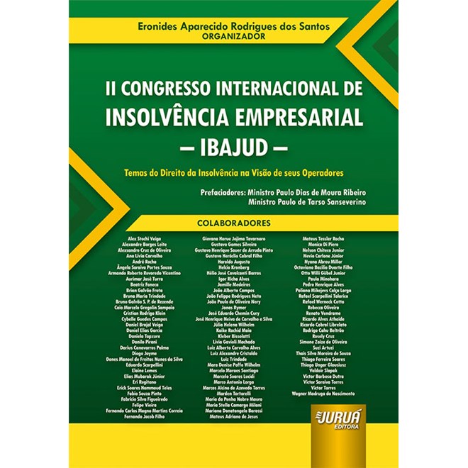Livro - Ii Congresso Internacional de Insolvencia Empresarial - Ibajud - - Santos