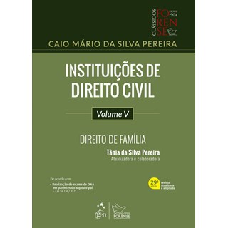 Livro - INSTITUICOES DE DIREITO CIVIL - DIREITO DE FAMILIA - VOL. V - PEREIRA