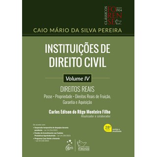 Livro - Instituicoes de Direito Civil: Direitos Reais - Vol. Iv - Pereira