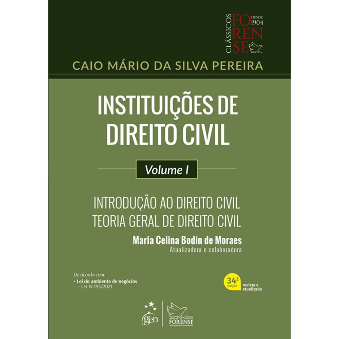 Livro - Instituicoes de Direito Civil: Introducao ao Direito Civil - Teoria Geral D - Pereira