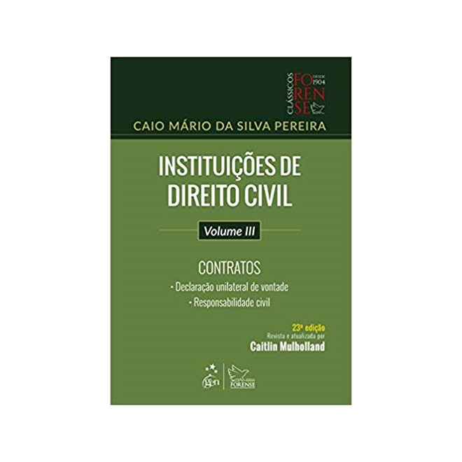 Livro - Instituicoes de Direito Civil - Vol. Iii - Contratos - Pereira