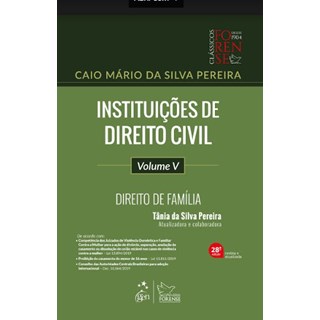 Livro - Instituições de Direito Civil - Vol. V - Direito de Família -Pereira - Forense