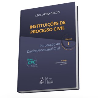 Livro - Instituicoes de Processo Civil - Introducao ao Direito Processual Civil - V - Greco
