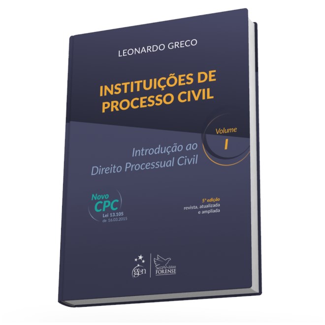 Livro - Instituicoes de Processo Civil - Introducao ao Direito Processual Civil - V - Greco