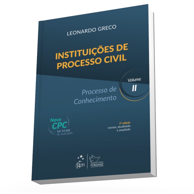 Livro - Instituicoes de Processo Civil - Vol. Ii - Processo de Conhecimento - Greco