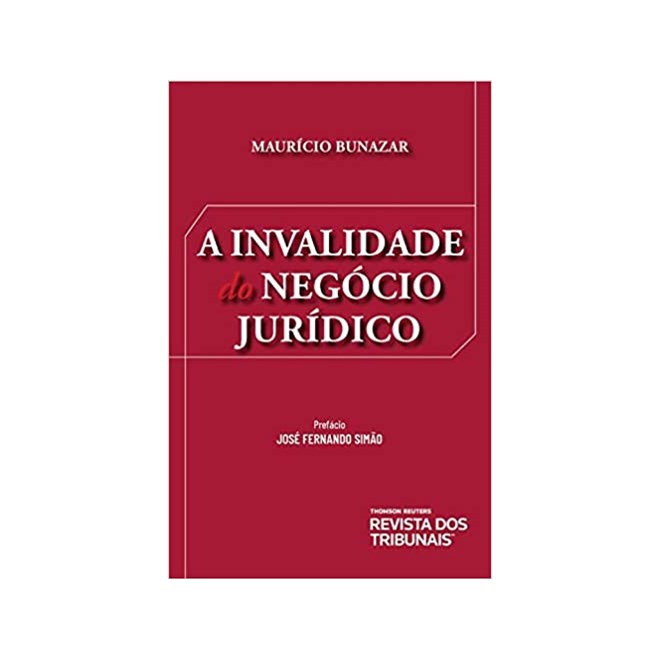 Livro - Invalidade do Negocio Juridico, A - Bunazar