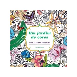 Livro Jardim de Cores, Um Livro de Colorir Antiestresse - Moret - Gutemberg