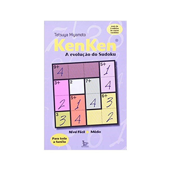 Livro - KenKen - A Evolução Do Sudoku - Miyamoto