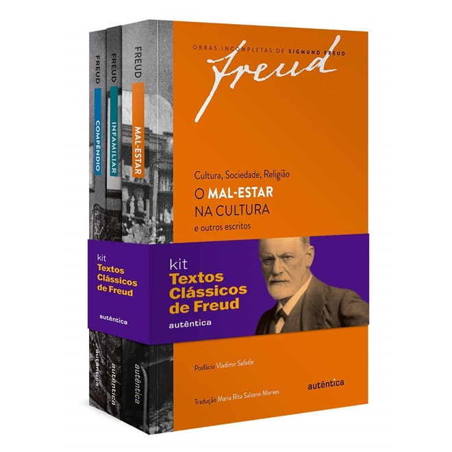 Livro Kit Textos Clássicos De Freud - Autêntica