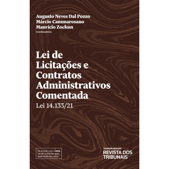 Livro - Lei de Licitacoes e Contratos Administrativos Lei 14.133/21 Comentada - Pozzo/cammarosano/zo