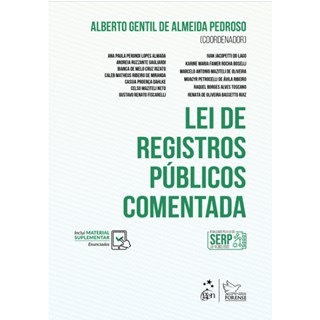 Livro Lei de Registros Públicos Comentada - Pedroso - Forense