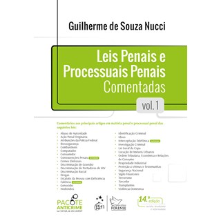 Livro - Leis Penais e Processuais Penais Comentadas - Vol. 1 - Nucci