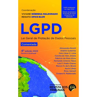Livro - Lgpd: Lei Geral de Protecao de Dados Pessoais Comentada - Maldonado/ Blum
