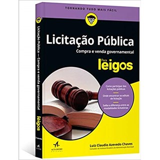Livro - Licitacao Publica para Leigos - Compra e Venda Governamental - Chaves