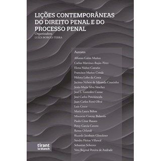 Livro Lições Contemporâneas do Direito Penal e do Processo Penal - Costa - Tirant
