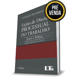 Livro - Lições de Direito Processual do Trabalho - Lima