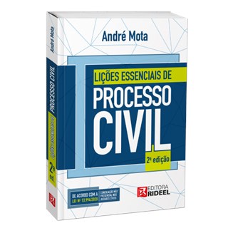Livro Lições Essenciais de Processo Civil - Mota - Rideel
