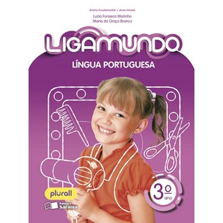 Livro - Ligamundo - Portugues - 3 ano - Marinho/branco