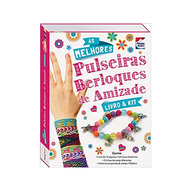 Livro - Livro & Kit: As Melhores Pulseiras Ber. De Amizade - Happy books
