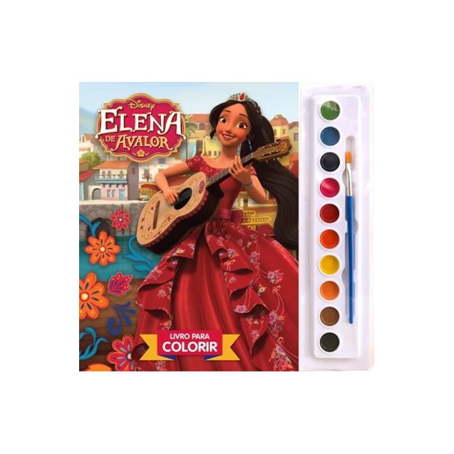 Livro - Livro para Colorir - Elena de Avalor - Aquarela - Disney