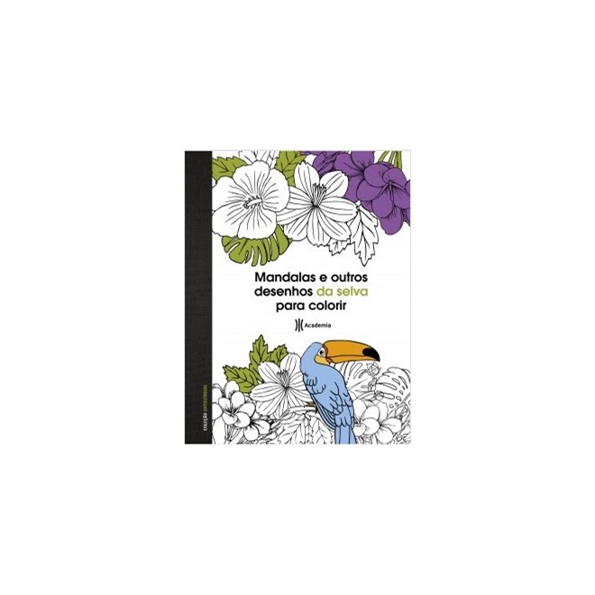 Livro - Mandalas e Outros Desenhos da Selva Para Colorir - Junior - Planeta